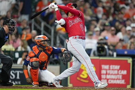 Shohei Ohtani’s 41st homer leads the Angels to a 2-1 win over the Astros